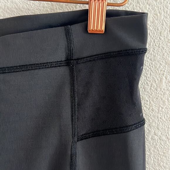 Lululemon Just Breathe Pant High Rise Black Polka Dot Mesh 6 - Picture 5 of 7